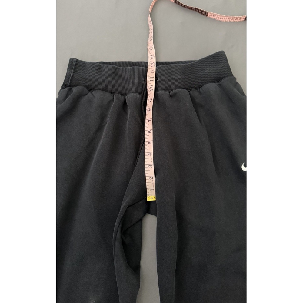 Nike Sweatpants Womens Large Black Fleece Phoenix Joggers Oversized Drawstring - Picture 4 of 10